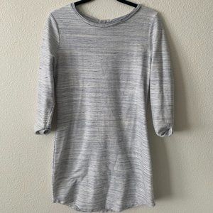 Gray Long Sleeve Dress